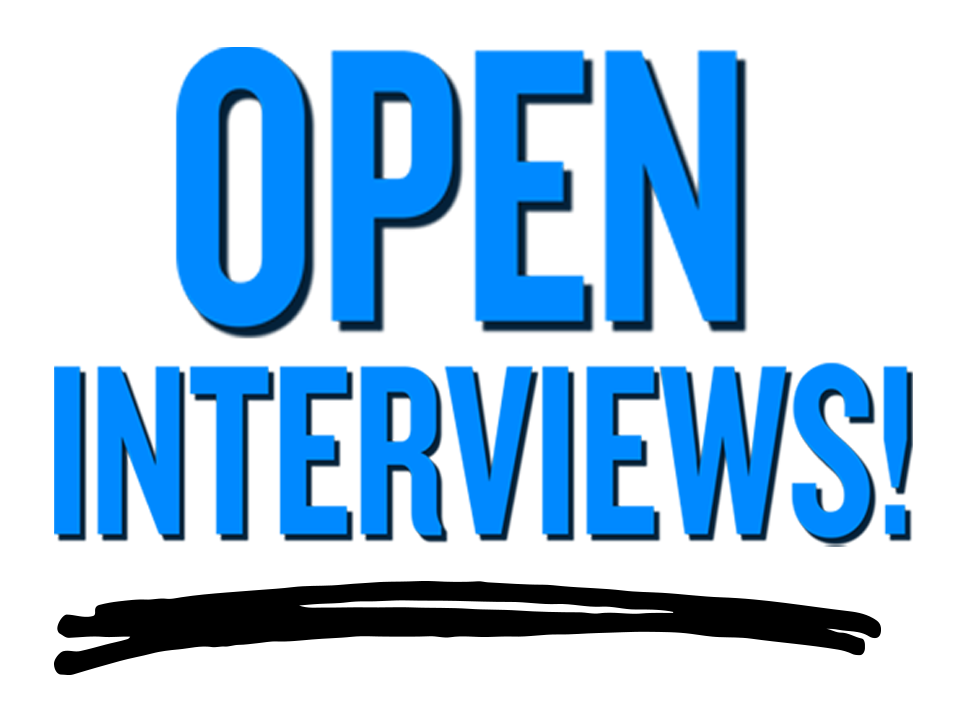 August Open Interviews