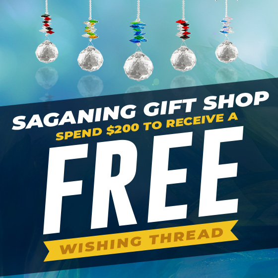 Spend $200 to receive a free Wishing Thread!